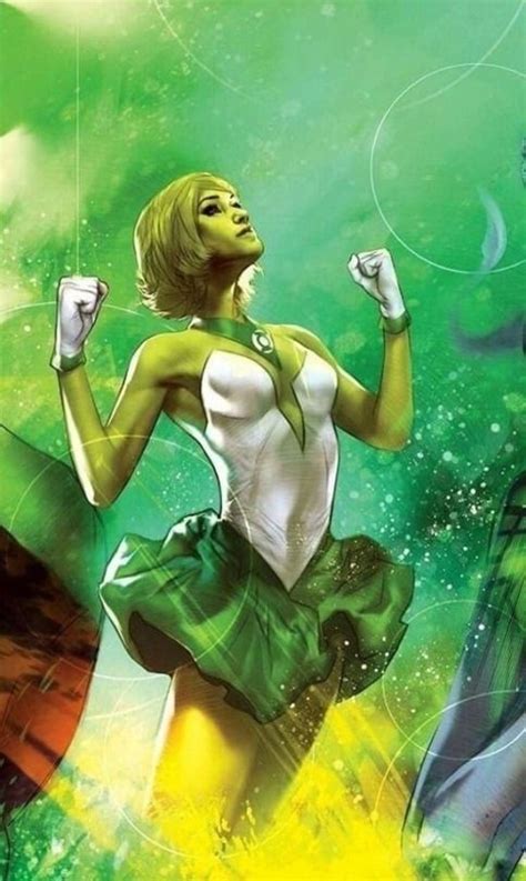 Arisia Rrab By Ben Oliver Green Lantern Green Lantern Corps Dc