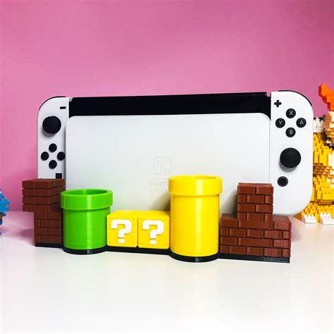 STL file Nintendo Switch Dock MARIO Theme - OLED & CLASSIC 🕹️・3D print ...