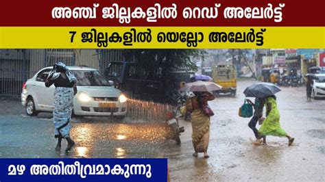 Kerala Rain News Heavy Rain Expected From Tomorrow Yellow Alert