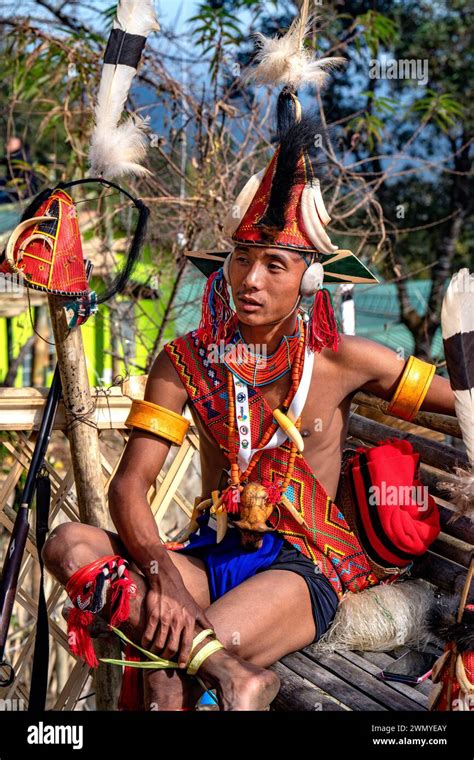 India, Nagaland, Kohima, annual meeting of all the Naga tribes during ...