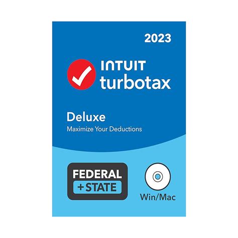 Turbotax Deluxe 2023 Federal And State Tax Return Software With Free 4gb Dr Otc Usb Drive