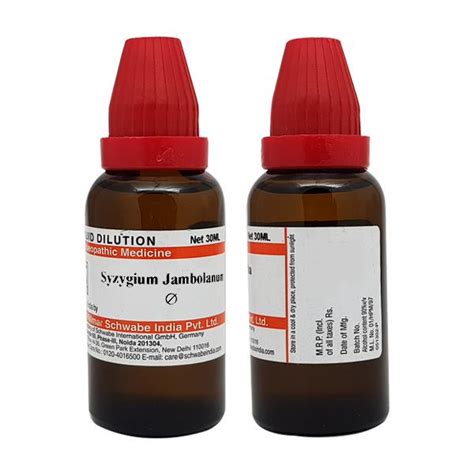 Dr Willmar Schwabe Syzygium Jambolanum Liquid Ml Benefits