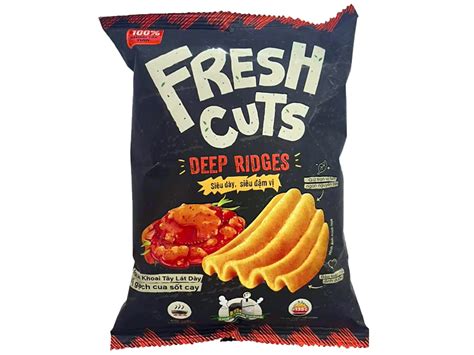 Snack vị gạch cua sốt cay Oishi Fresh Cuts 32g Bách hóa XANH