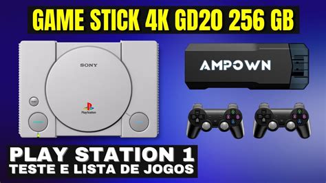 Testando Jogos De Ps No Game Stick K Gd Gb E Mostrando Lista De