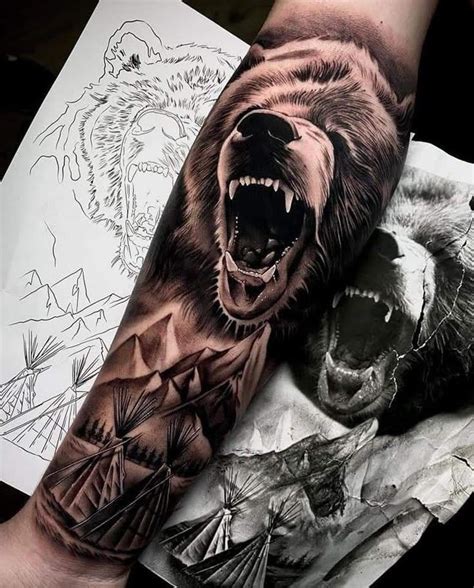 Pin de Rodrigo Lima em Salvamentos rápidos Tatuagens de urso