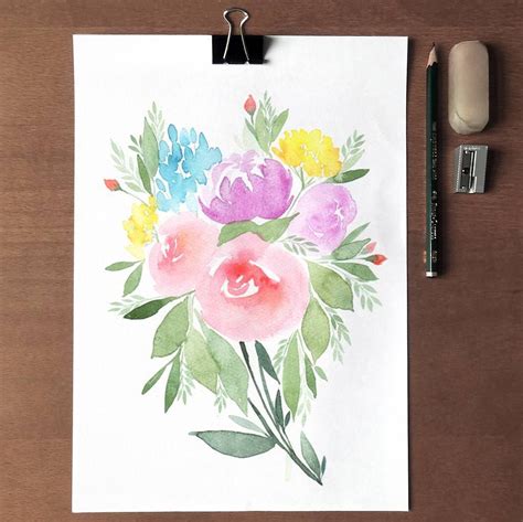 Love Watercolor Painting Watercolor Watercolorpainting