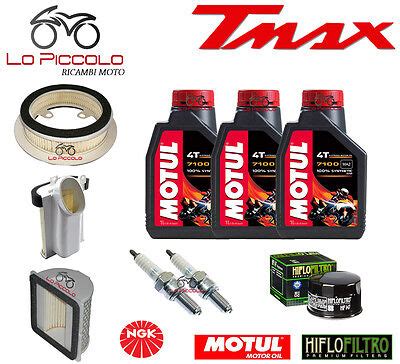 Kit Tagliando Olio Motul Candele Filtri Aria E Olio Yamaha T Max