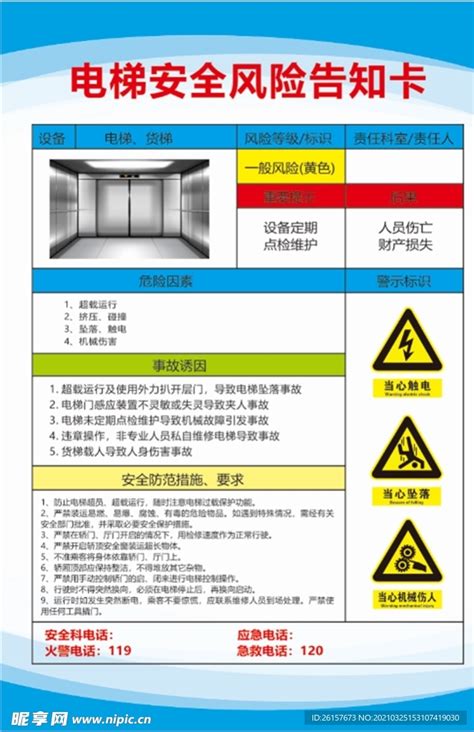 风险告知卡设计图展板模板广告设计设计图库昵图网