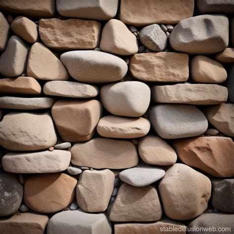 Seamless Stone Wall Texture Stable Diffusion Online