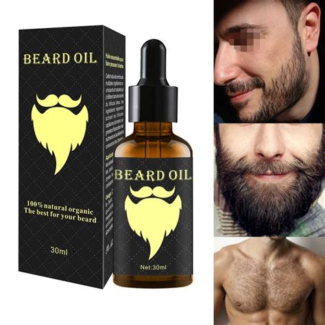 100 Natural Accelerate Facial Hair Grow Beard Essential Oil Hair And