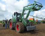 Fendt 722 Vario steht bereit für nächste Vorführung beim Fendt