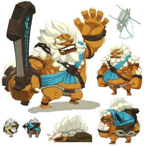 Daruk Concept From The Legend Of Zelda Breath Of The Wild Game Design