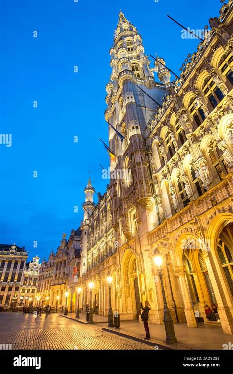 Grand Place Brussels Belgium Stock Photo Alamy