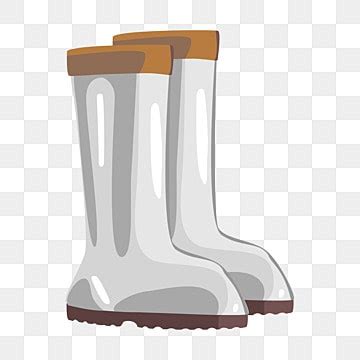 Rain Boot Vector Art Png Cartoon Hand Painted Rain Boots Cartoon