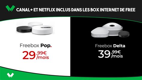 Canal Et Netflix Inclus Dans Les Box Internet De Lop Rateur Free