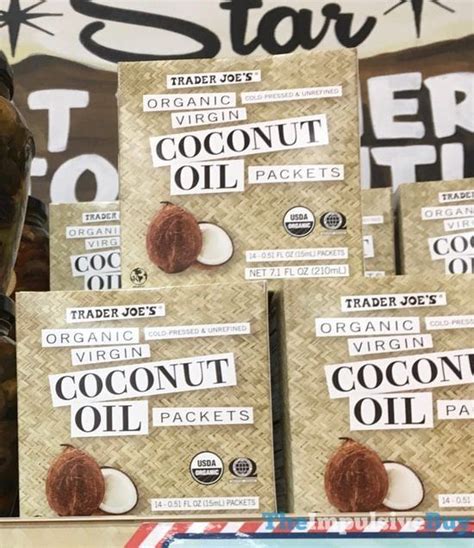 Trader Joes Organic Virgin Coconut Oil Packets Trader Joes Coconut Oil Coconut Oil Organic