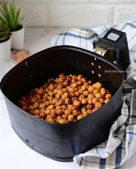 Air Fryer Chickpeas Crispy Chana