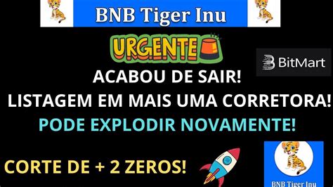 BNB TIGER URGENTE LISTAGEM EM MAIS UMA CORRETORA DESSA VEZ NA