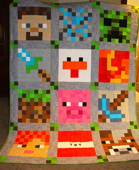 Pin By Kimberly Gran On Quilt Minecraft Jaxon Minecraft Quilt