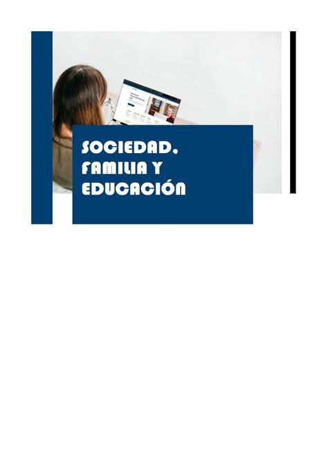 Sfe Temario Completo Tema Sobre Sociedad Familia Y Educaci N U A X