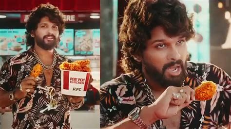 Icon Star Allu Arjun Latest Kfc Advertisement Allu Arjun Latest Ad