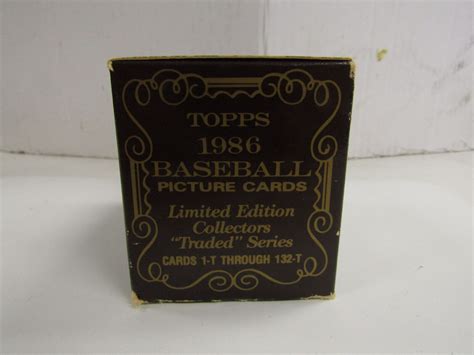 Sealed Topps Traded Tiffany Baseball Factory Set Traded