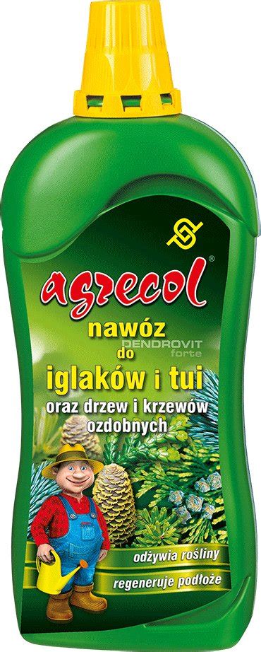 Nawóz do iglaków i tui oraz drzewek i krzewów ozdobnych AGRECOL 0 75L