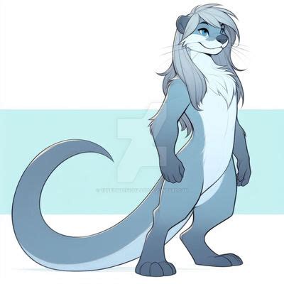 Anthro Otter by CharismaenigmaArt on DeviantArt