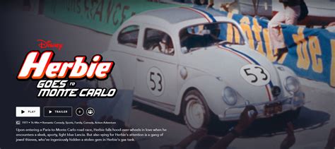 Review Disney S Herbie Goes To Monte Carlo 1977 — Disnerd Movie Challenge