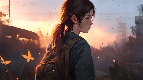 Last Of Us Ellie Aesthetic Desktop Wallpaper Last Of Us Wallpaper