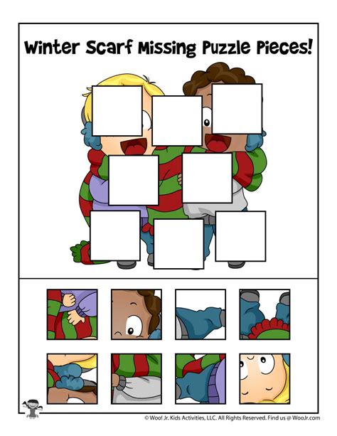 Pre-K Cute & Paste Puzzle Worksheet | Woo! Jr. Kids Activities : Children's Publishing