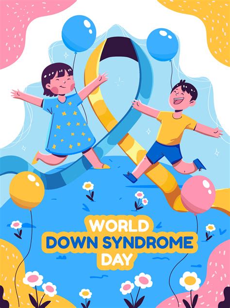 World Down Syndrome Day Poster 5186588 Vector Art at Vecteezy