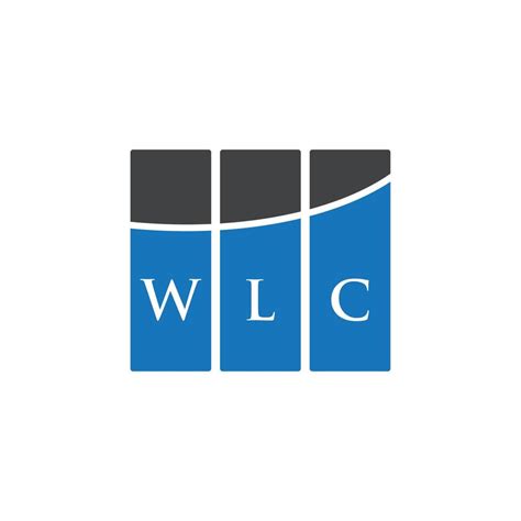 Wlc Letter Logo Design On White Background Wlc Creative Initials