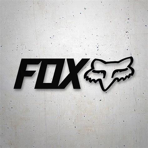 Pegatina Fox Racing Logo 1 TeleAdhesivo Logo De Fox Fox Racing