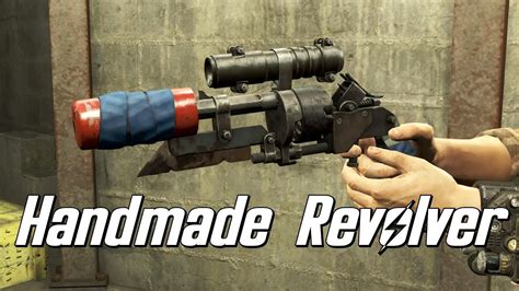 Handmade Revolver Fallout 4 Weapon Mod Spotlight Youtube