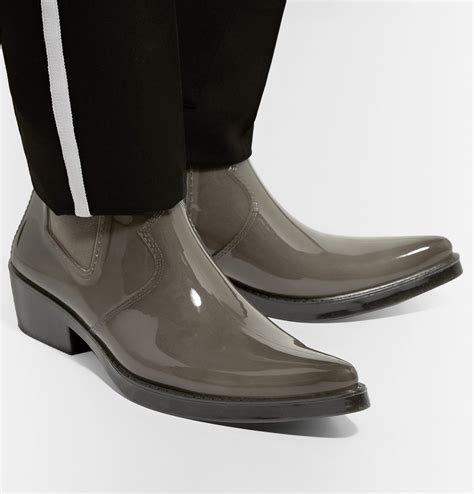 Calvin Klein 205w39nyc Cole Rubber Boots Gray Modesens Boots