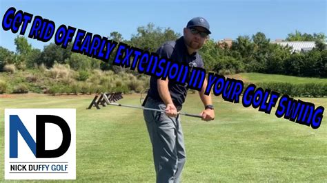 Get Rid Of Early Extension In Your Golf Swing Youtube