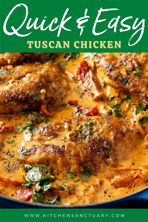 Quick And Easy Tuscan Chicken Artofit