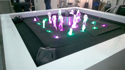 Светодинамические фонтаны - YouTube