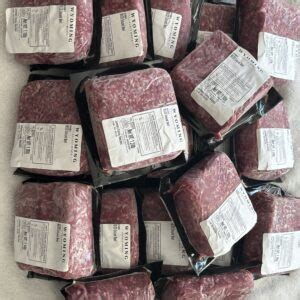 Lb Ground Beef Package Johnson Natural Beef