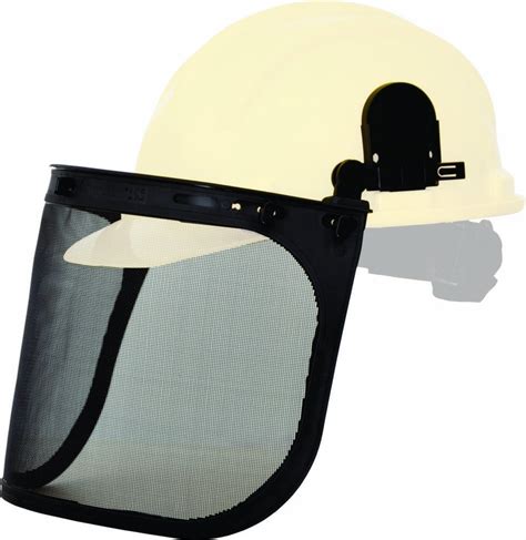 HDPE Helmet With Wire Mesh Face Shield For Safety Purpose At Rs 475 In