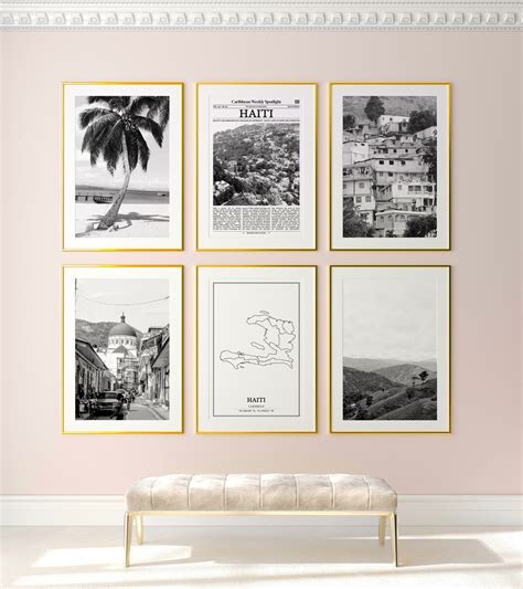 Haiti Prints Set Of Haiti Black And White Prints Haiti Photo Poster