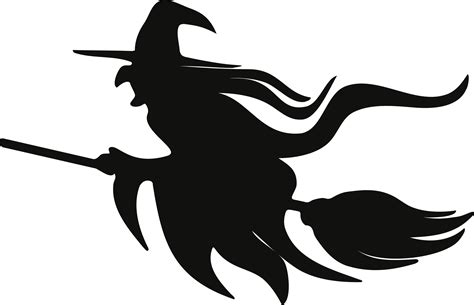 Printable Witch Silhouette