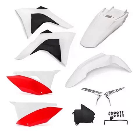 Kit Pl Stico Crf Amx Premium Branco Vermelho Parcelamento Sem Juros