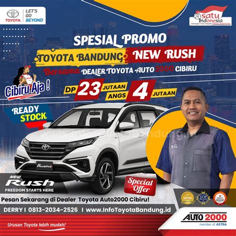 Spesial Promo Toyota Rush DP 23 Jutaan