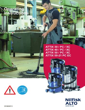 Nilfisk ALTO ATTIX 50 Owner Manual Manualzz