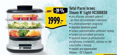 Tefal Parní hrnec Steam N' Light VC300830 v akci | AkcniCeny.cz