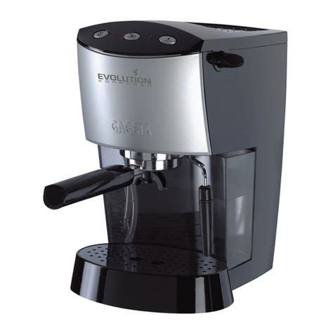 GAGGIA EVOLUTION ESPRESSO COFFEE MAKER OPERATING INSTRUCTIONS MANUAL ...