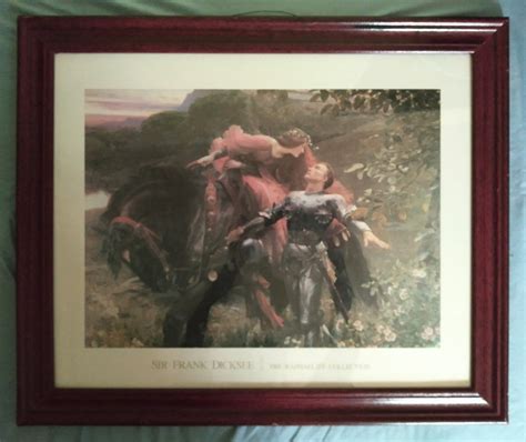 Sir Frank Dicksee La Belle Dame Sans Merci Vintage Framed Etsy