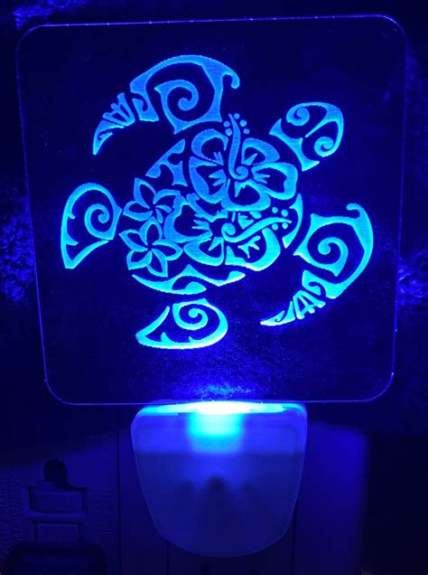 Custom Laser Engraved Acrylic Night Light Etsy